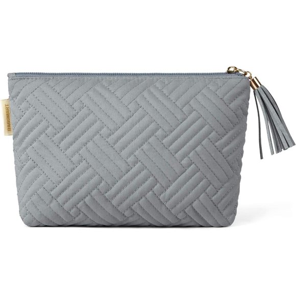 BAGSMART Women Travel Toiletry Bag Accessories Organizer Cosmetic Bag Grey - Picture 1 of 7